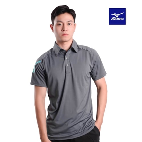 MIZUNO ÁO POLO THỂ THAO MIZUNO GHI